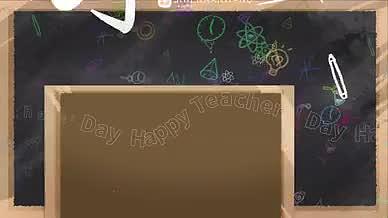 感恩教师节图文纪念相册视频AE模板视频的预览图